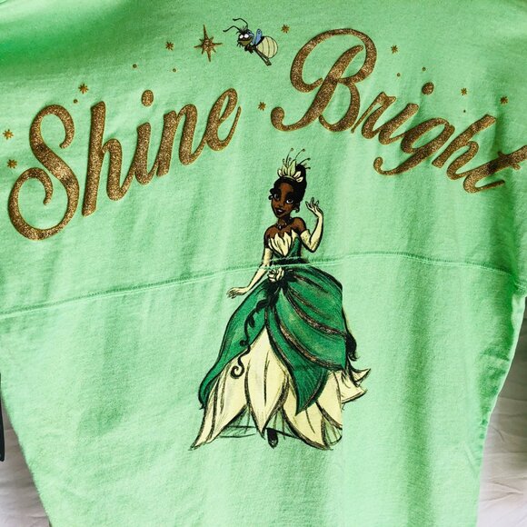 NEW Disney Spirit Jersey Size XL Tiana Princess & The Frog Shine Bright NWT - Picture 3 of 6